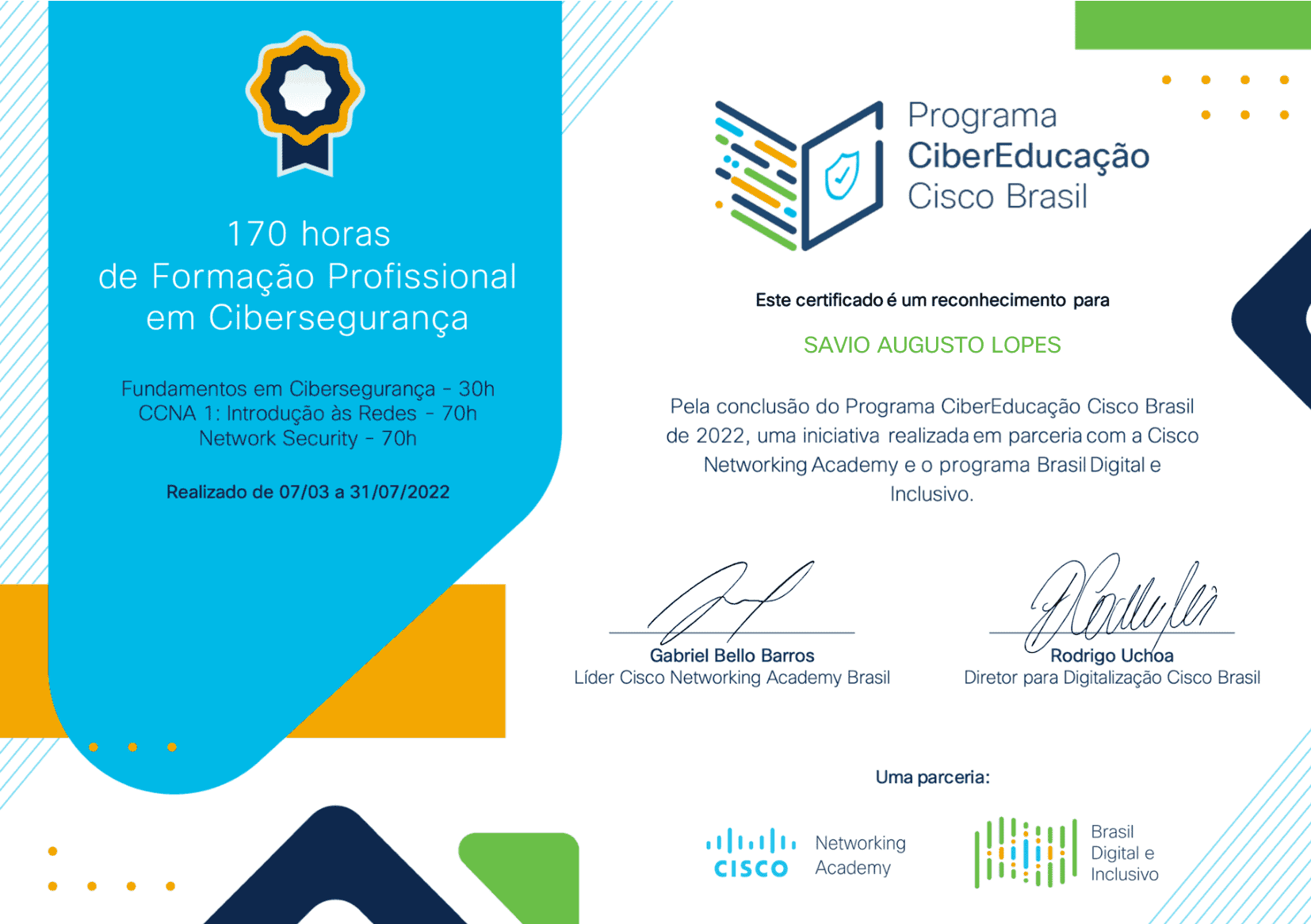 Programa CiberEducação Cisco Brasil (Cisco Networking Academy)